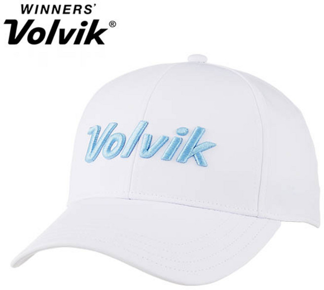볼빅 시그니처 여성용 볼캡 골프모자 화이트블루, 단품, 1개