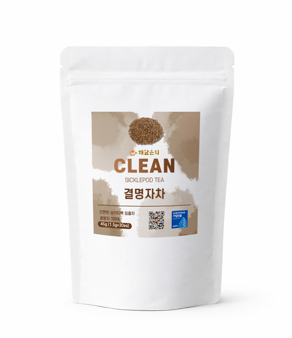 해담은티 국산 볶은 결명자차 생분해 삼각티백, 1.5g, 1개, 30개입