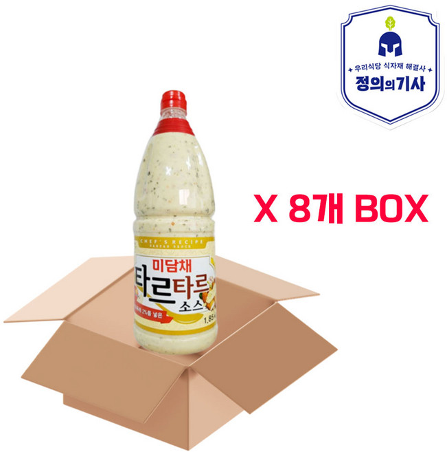 미담채 타르타르소스 1.85kg 8개 1박스