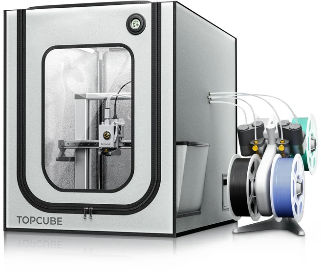 Yoopai 3D 프린터 인클로저 Bambu A1 하우스 커버 LED 조명 일정한 온도 대형 550x600x670mm, 01 CHINA, 01 A1