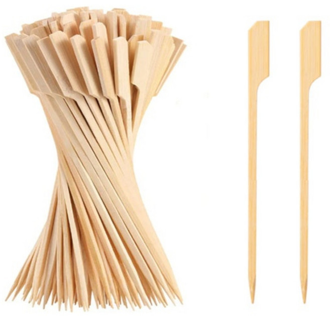 엠엔피 대나무 손잡이꼬지 15cm, 2개, 100개