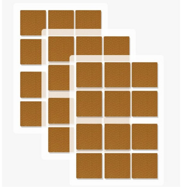 제이테크 의자다리 보호패드 소음방지 부직포 스티커, 36개