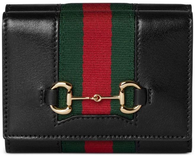 구찌 홀스빗 웹 스트라이프 스몰 지갑
