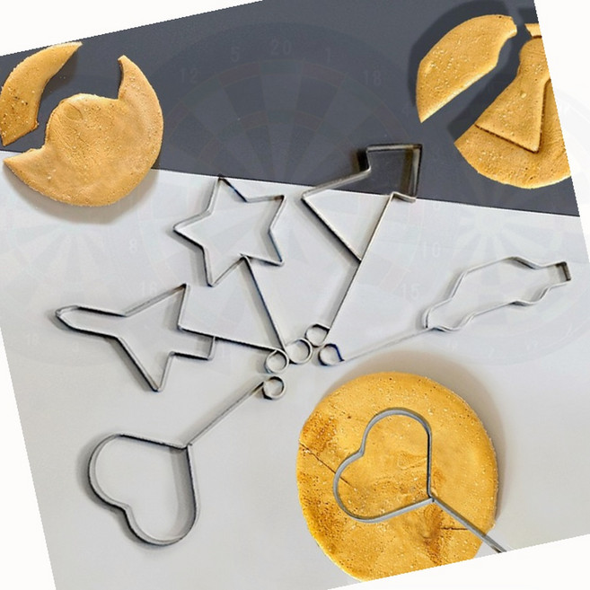 쿠키 커터 세트 베이킹 도구 과자 만들기 모양틀 심장 별, 상세페이지 참조, 1개