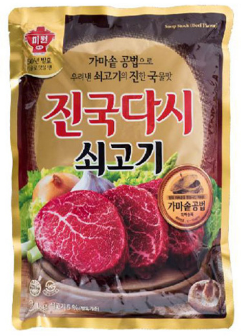 (무)미원진국다시쇠고기 2kgX4개, 2kg, 4개