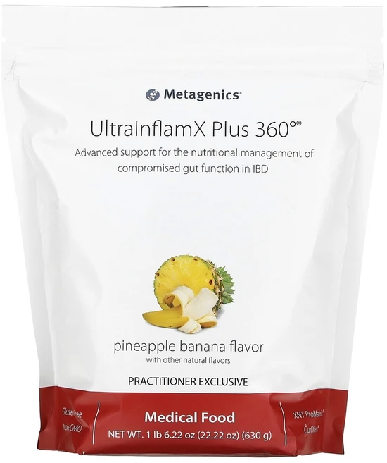 메타제닉스 UltraInflamX 플러스 360° 파인애플 바나나 맛, 1개, 630g - 쿠팡
