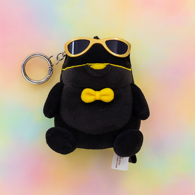 진로두꺼비 키링 8cm 블랙 시팅 일품 공식라이선스 정품