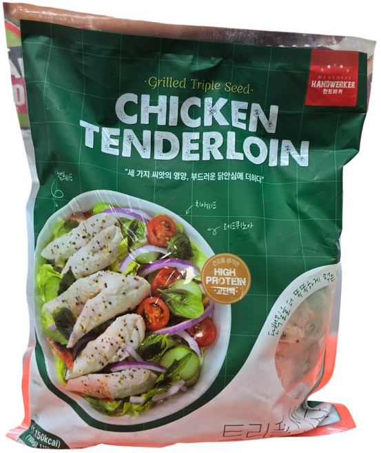 한트바커 트리플씨드 닭안심살, 2개, 1kg