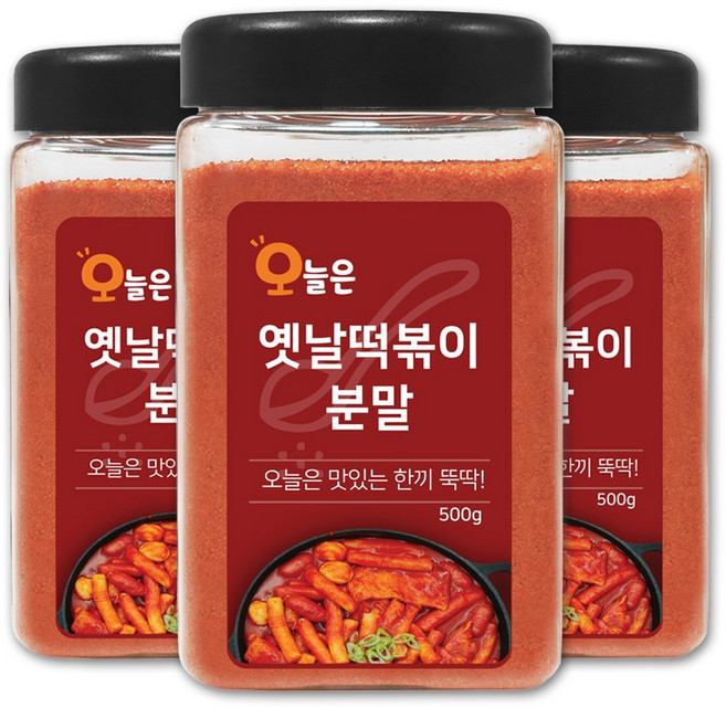 오늘은 옛날 떡볶이 분말 소스 가정용 대용량, 1개, 1kg