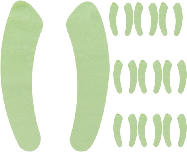 멜팅마켓 붙이는 극세사 변기시트, 그린, 10세트