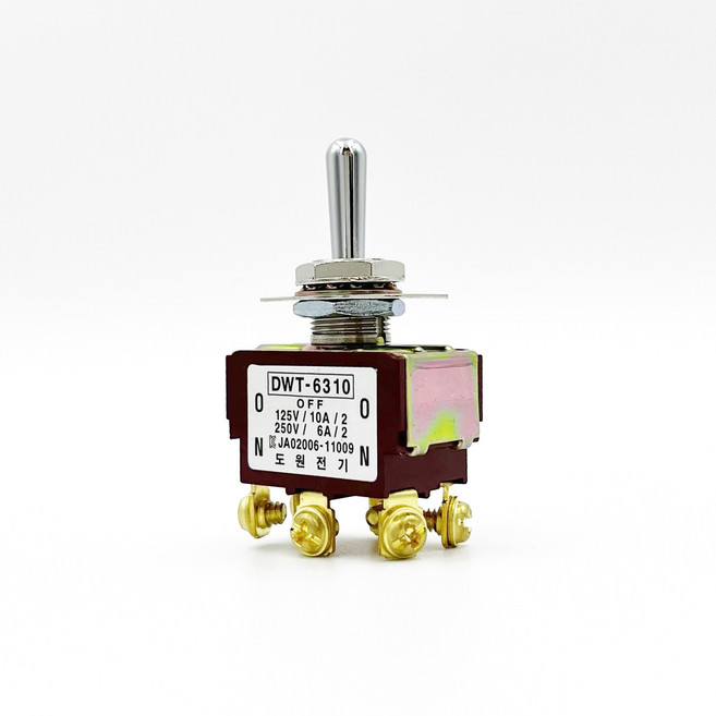 도원 토글스위치 6P 3단 DWT-6310C Toggle Switch, 1개