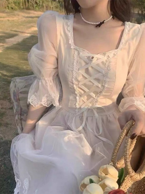 중세 코르셋 드레스 유럽 코스프레 촬영 무대 의상