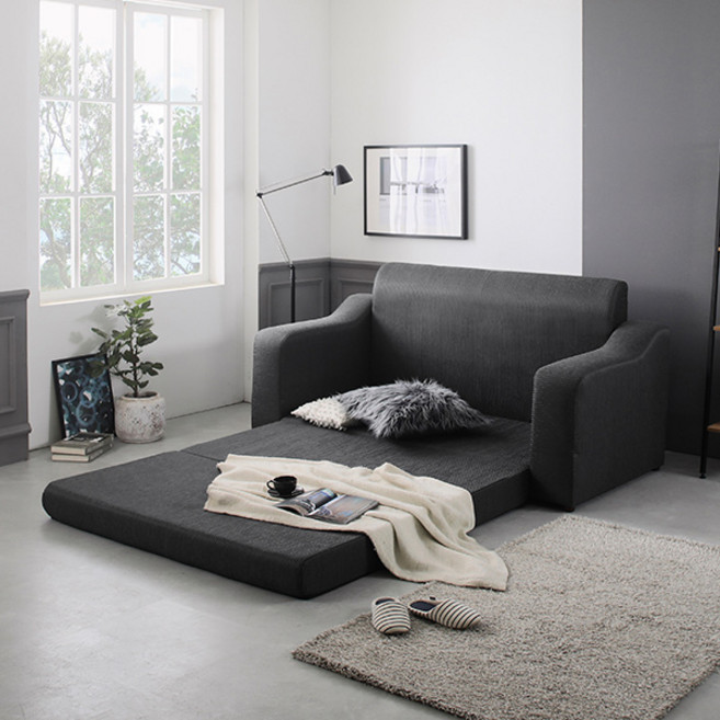 [보루네오] 엘리브 빌리 접이식 소파베드 sk048-1, 패브릭_차콜