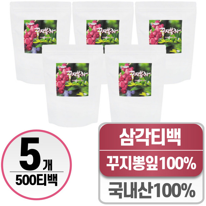 꾸지뽕 열매 헬시위듀 꾸지뽕차 삼각티백 꾸지뽕즙, 5개, 100개입, 1g