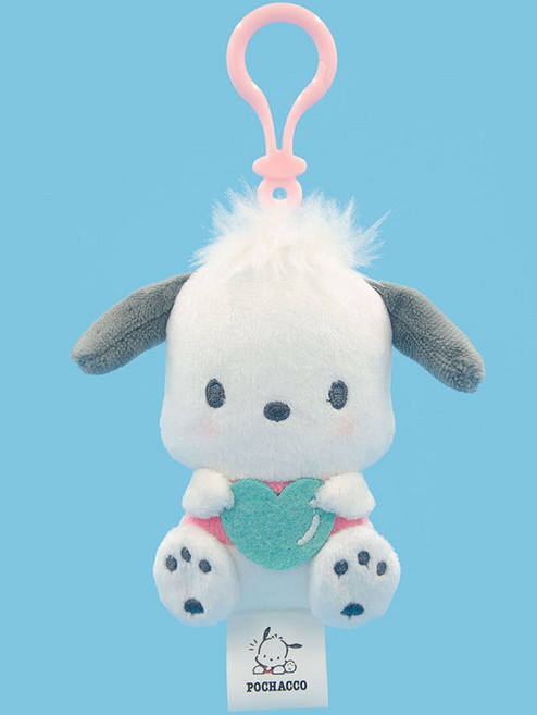 산리오 키링 봉제 인형 가방고리 빽꾸 열쇠고리, 1개, 포차코