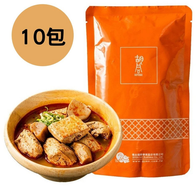 胡同 麻辣臭豆腐, 450g, 10