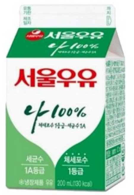 서울우유 나100%, 6개, 200ml