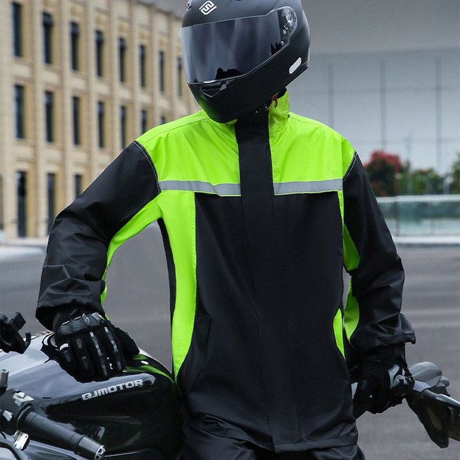 velyo 오토바이 라이딩 방수 우비 상하의 세트