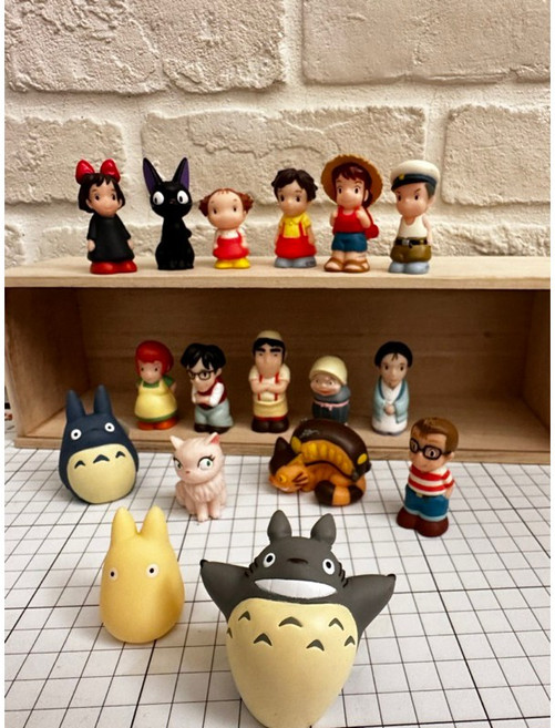 吉卜力 魔女宅急便 龍貓 指套娃娃 全套17個, 1個