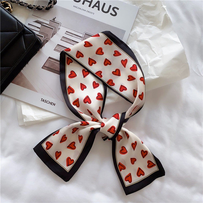 【台灣發貨】複古優雅絲巾 髮帶 領巾 頭巾 包包絲巾 綁包手把絲巾