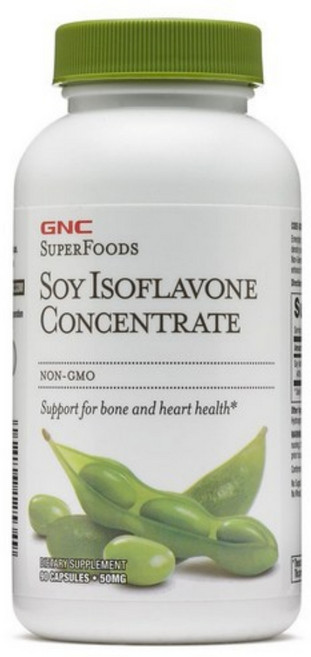 GNC 슈퍼푸드 소이 이소플라본 컨센트레이트 50 mg 90 캡슐 2 SET, 90정, 2개