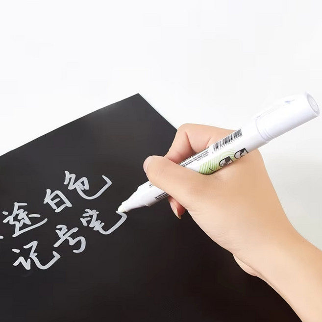 레토 유성 페인트 마커펜 3mm 고급형 화이트 유리 보드 마킹 마카펜, 5개