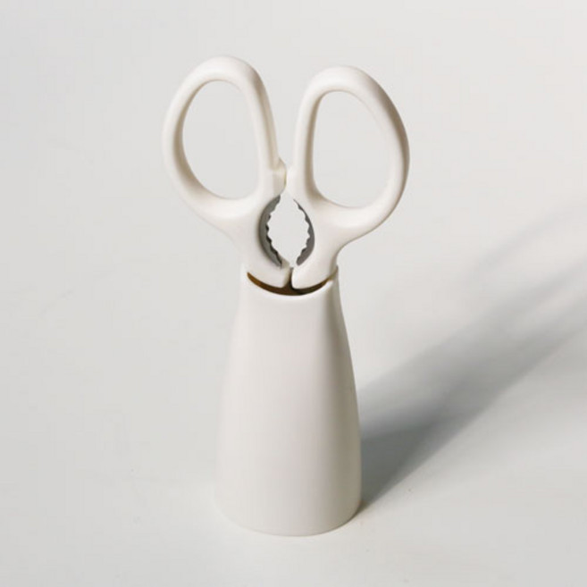 (일본) 시모무라 분리형 스탠딩 주방 가위(화이트)