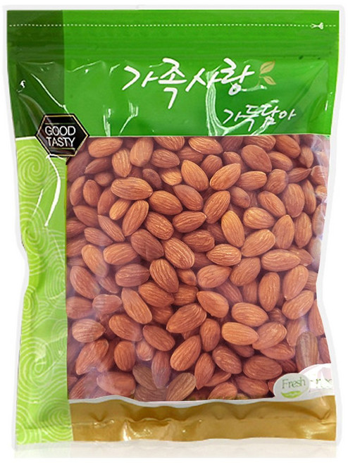 [가온애] 무염 볶은 아몬드, 400g, 1개