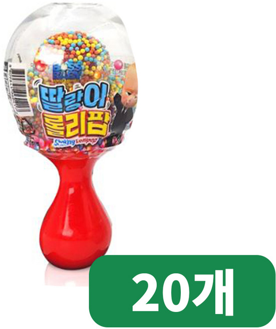 보스베이비 딸랑이 롤리팝 캔디, 30g, 20개