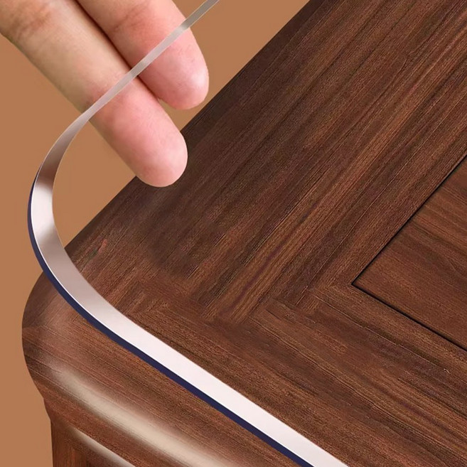 시스슈 방수 내유성 투명매트 PVC 홈 다용도 투명 식탁매트 2-3mm, 80*140cm, 1개, 투명