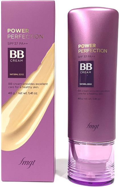 더페이스샵 파워 퍼펙션 비비크림 SPF 37 PA++, V201 에프리콧 베이지, 40g, 1개