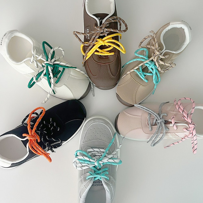 드림컴하비 짧은 레이어드 둥근 운동화 등산화 우동끈 80cm