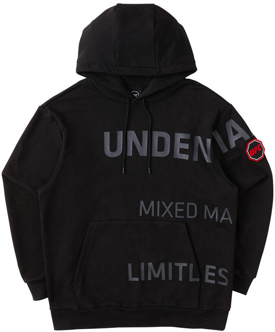 [국내매장판] UFC 레터링 후드 티셔츠