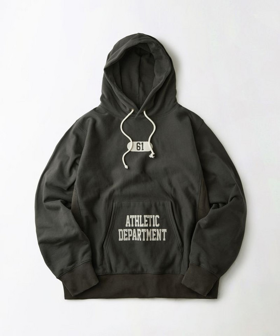 아웃스탠딩 V.S.C SERIES HOOD SWEATATHLETIC DEPARTMENT_CHARCOAL 472379
