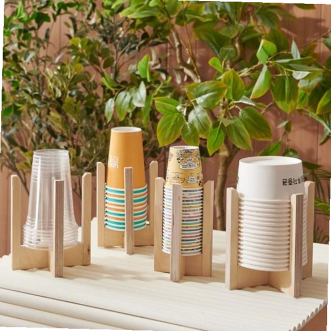 미코 캠핑 원목 일회용품디스펜서, 선택완료