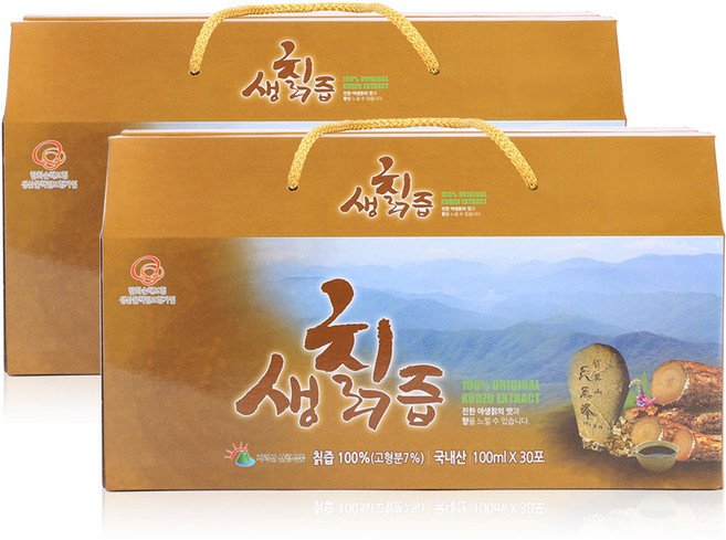 푸르담 지리산 생칡즙, 100ml, 60개