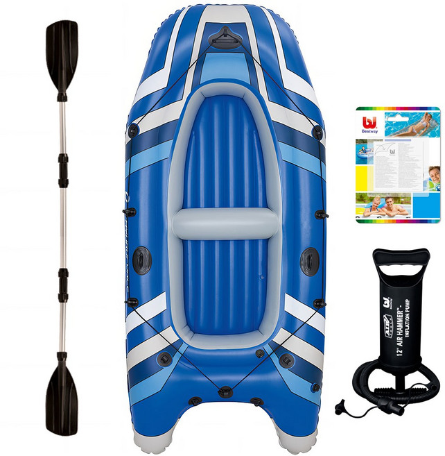 베스트웨이 BW_65062 하이드로포스 에어보트 255cm RAFT X2 노 펌프 수리패치 세트, BW 65062 세트