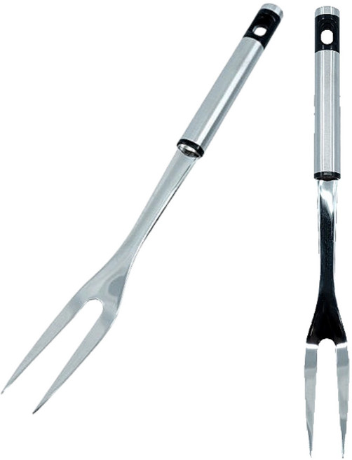 반짝이는일상 스텐 캠핑 바베큐포크 1+1 대형 고기 포크, 1세트