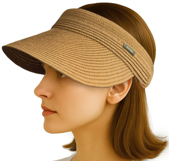 [우드클라우드] 여성 지사 돌돌이 썬캡 (3color) WDH25A-1010 사이즈 조절 바이저