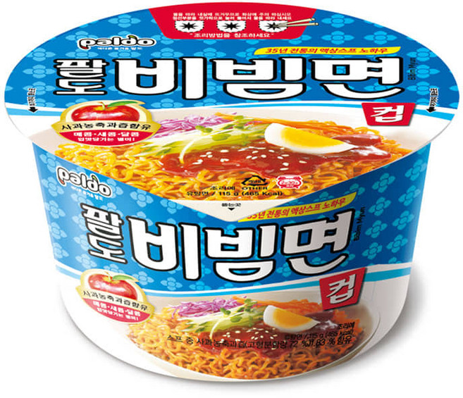 팔도 비빔면 컵 6입, 6개