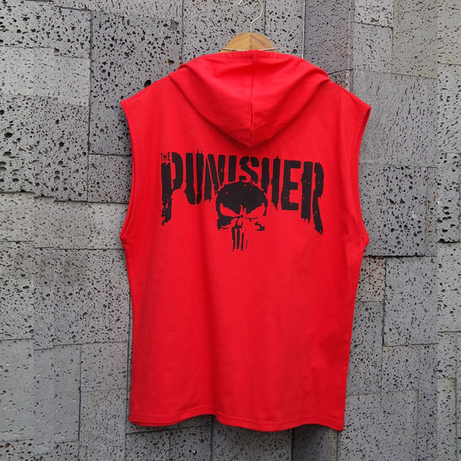 아이야/민소매/나시티/오버핏/티셔츠 [남자나시티] PUNISHER