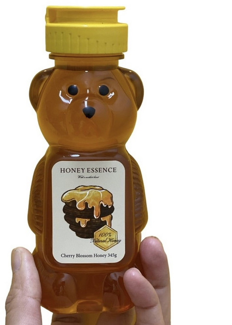 허니에센스 곰돌이 벚꽃꿀 튜브, 1개, 345g