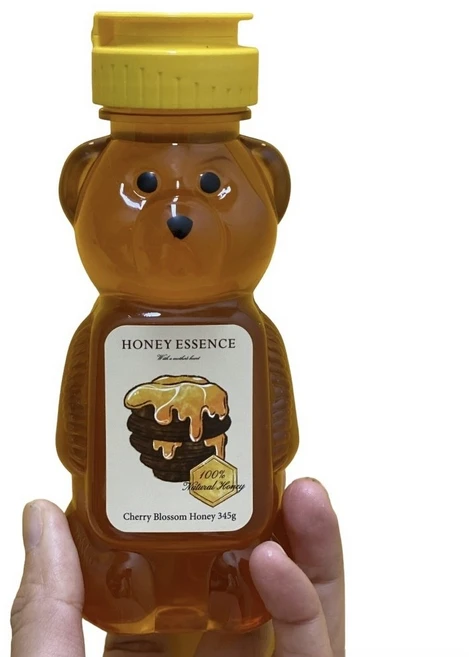 허니에센스 곰돌이 벚꽃꿀 튜브, 1개, 345g - 쿠팡
