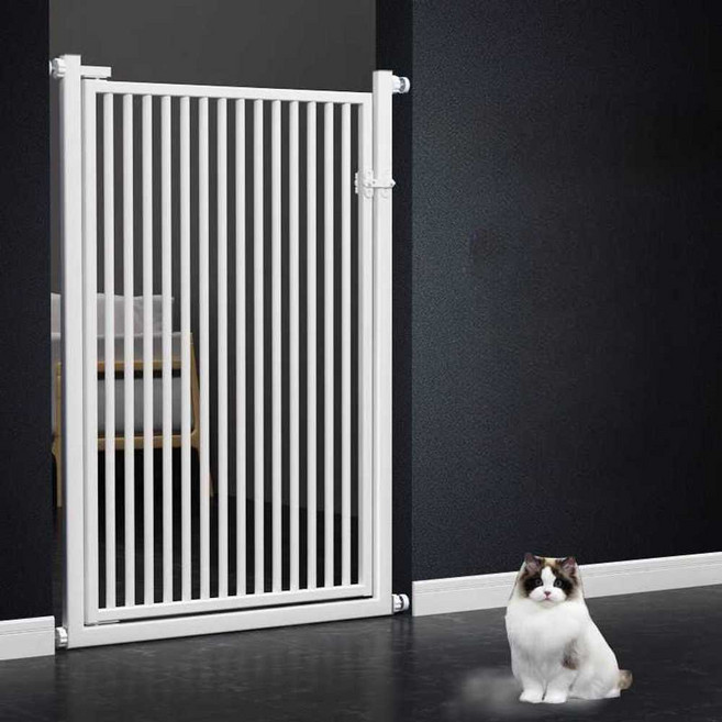 고양이 강아지 안전문 가벽 중문 펜스 방묘창 펫도어, 문폭74-76.9cm 높이160cm, 1개