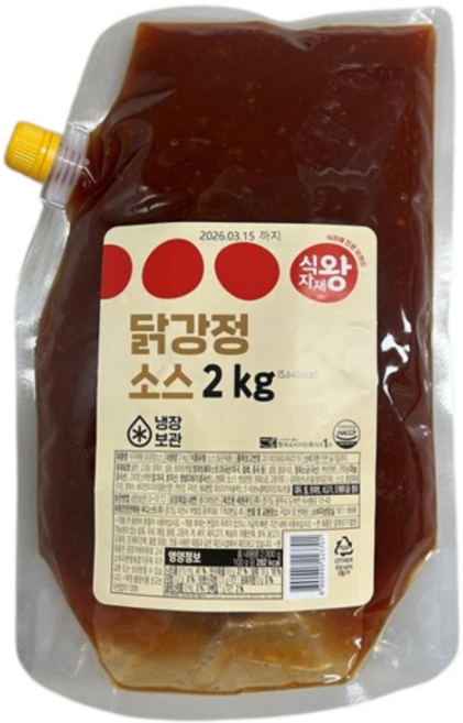 식자재왕 닭강정 소스, 10개, 2kg