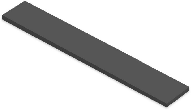 인테리어 몰딩 DIY 보수 평몰딩 평판몰딩 80MM X 2400MM, 80*9 160번 진회색, 1개