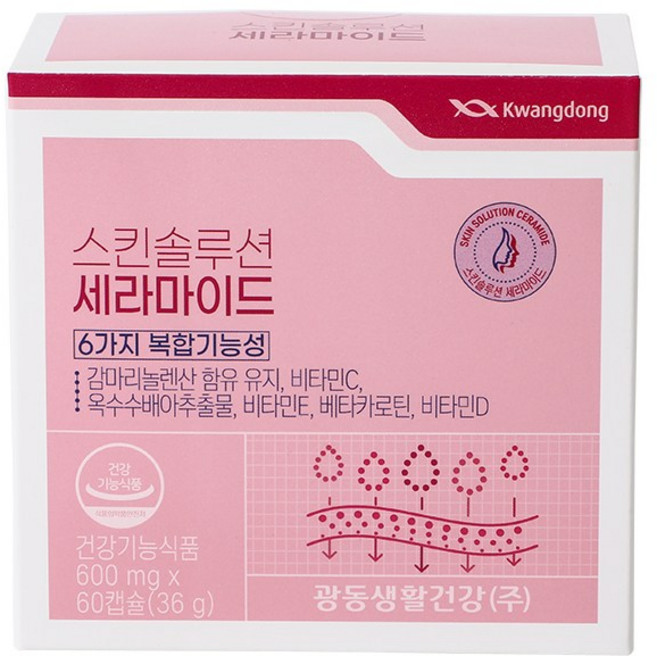 광동 스킨솔루션 세라마이드 36g, 60정, 1개