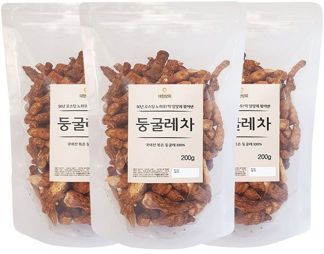 50년전통대현상회 국산 둥굴레차 200g x 3개, 1개입