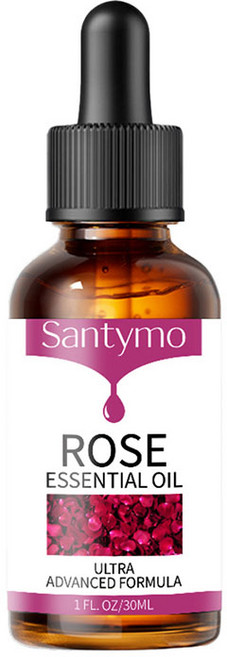 [대욱] 페이셜 장미 에센셜 오일 - 보습 수분 공급 진정 안면 에센스 오일, 1개, 30ml