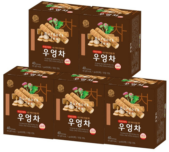송원 우엉차, 1g, 40개입, 5개